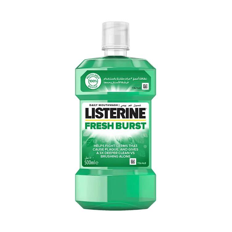 LISTERINE FRESH BURST MOUTHWASH 500ML