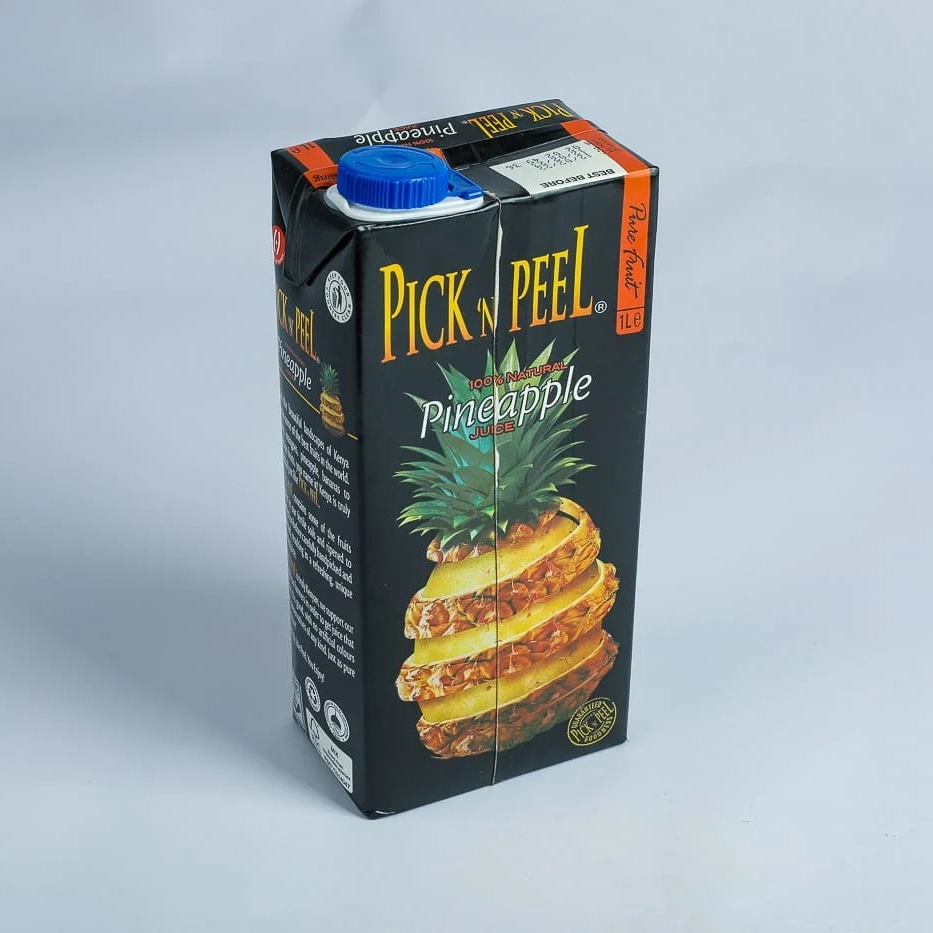 PICK N PEEL PURE PINEAPLE JUICE 1L