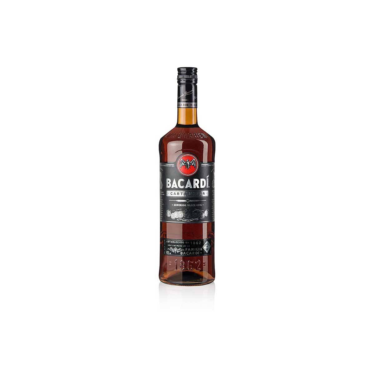 BACARDI CARTA NEGRA SUPERIOR BLACK RUM 1L