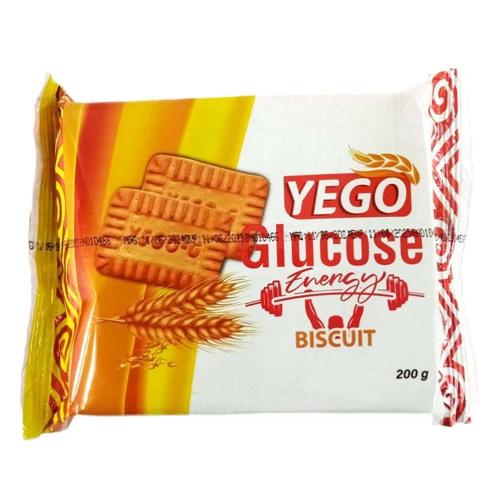 YEGO GLUCOSE ENERGY BISCUITS 200G