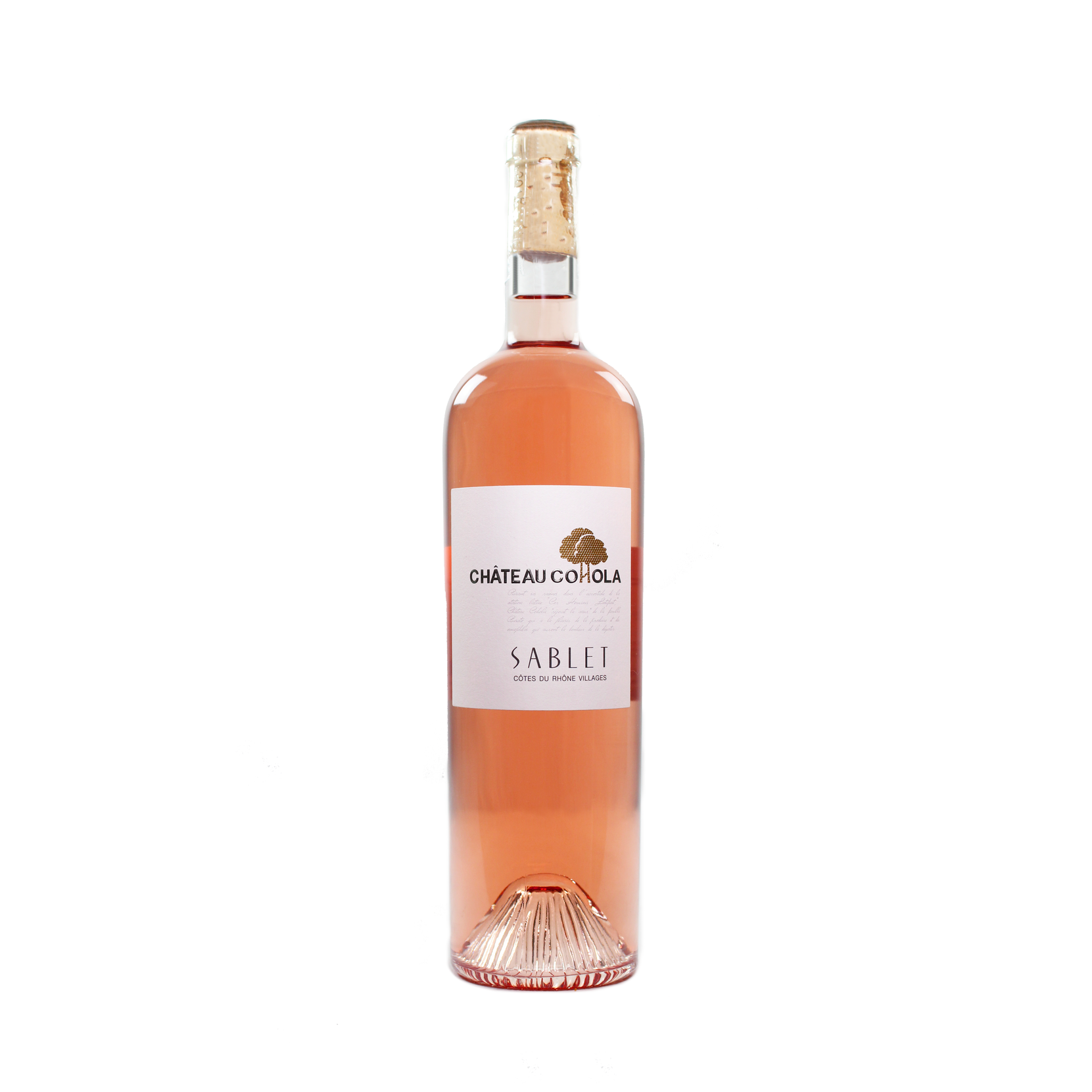 CHATEAU COHOLA COTES DU RHONE VILLAGES SABLET ROSE 75CL