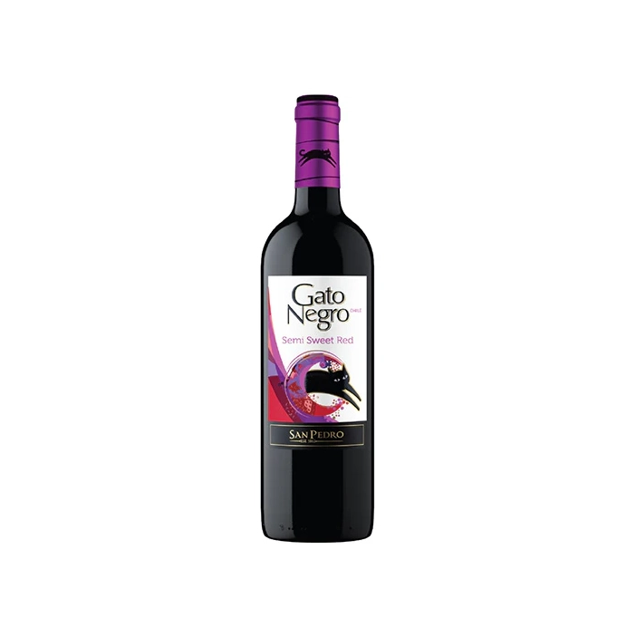 GATO NEGRO SEMI SWEET RED 75CL