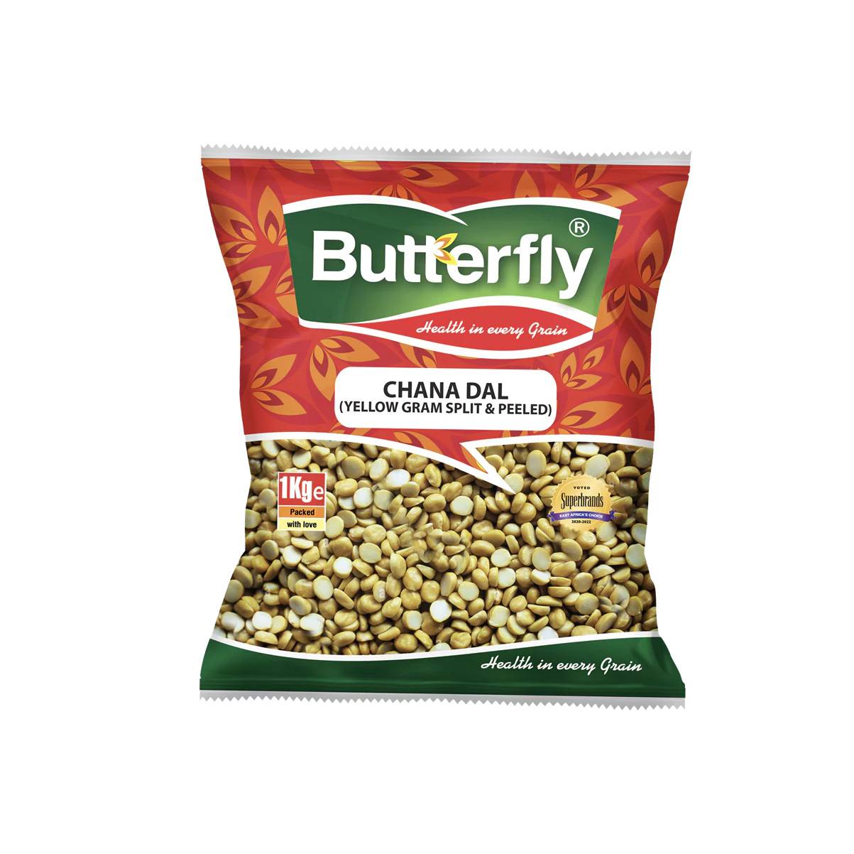 BUTTERFLY CHANA DAL YELLOW GRAM SPLIT 1KG