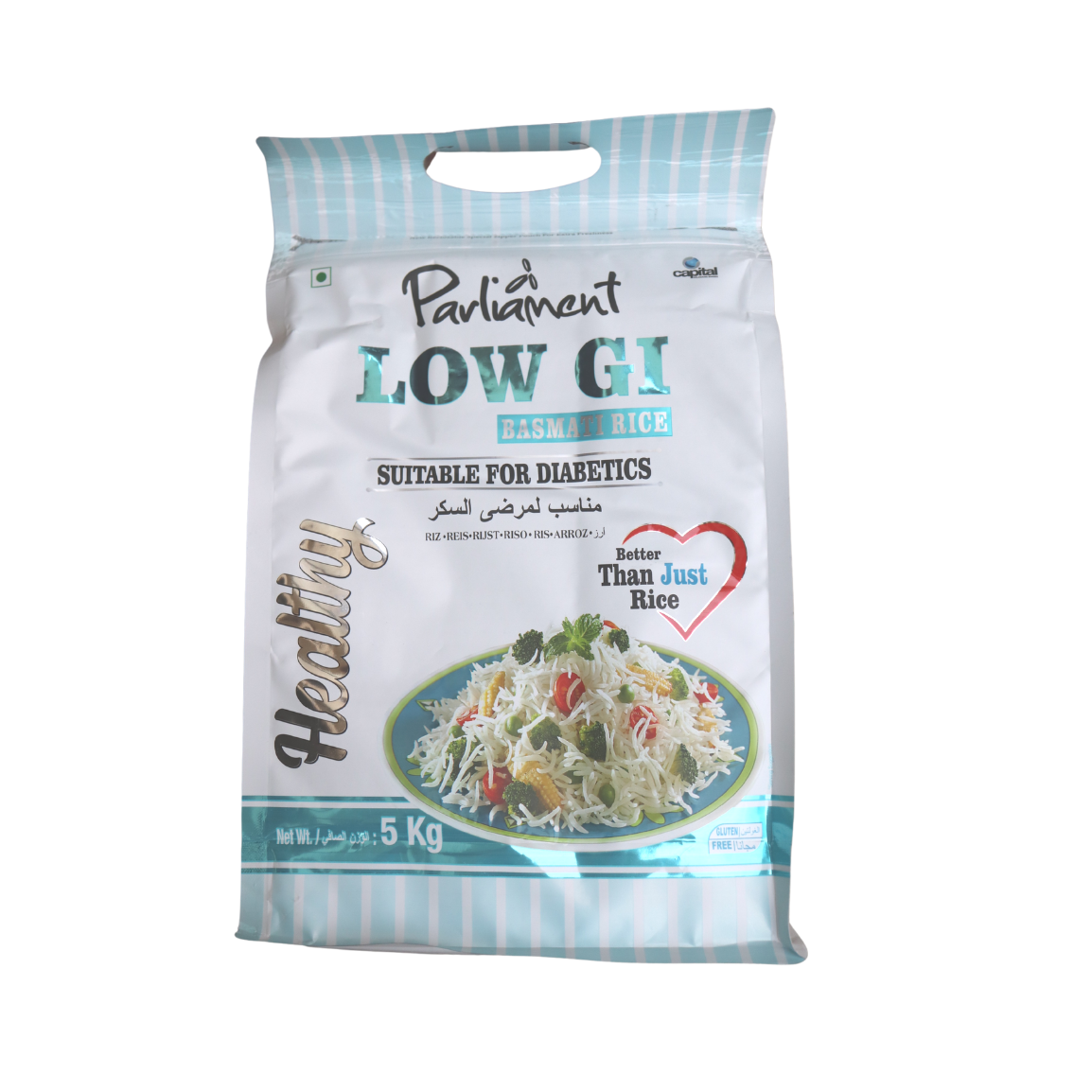 PARLIAMENT LOW GI DIABETICS BASMATI RICE 5KG