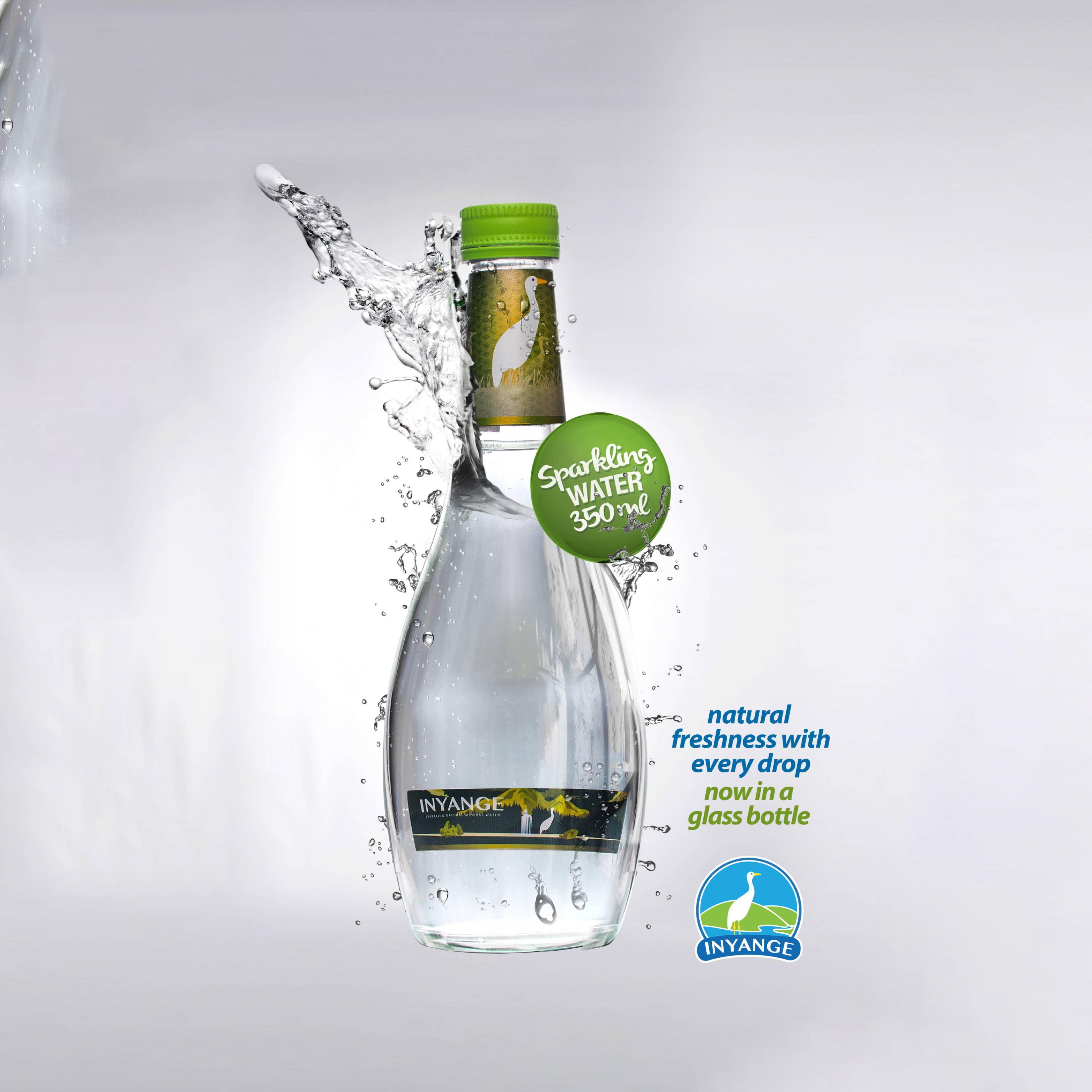 INYANGE MINERAL SPARKLING WATER GLASS 350ML