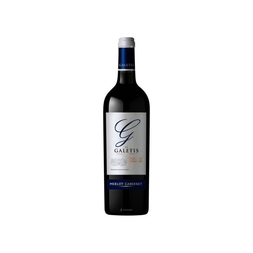 G DE GALETIS MERLOT CABERNET WINE 75CL