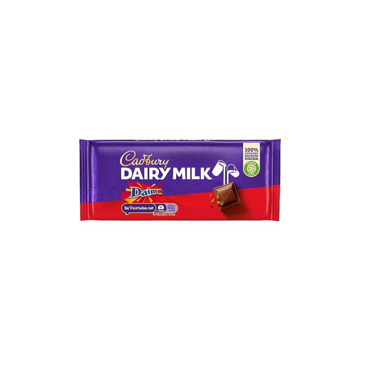 CADBURY DAIRY MILK DAIM BLOCK 120G