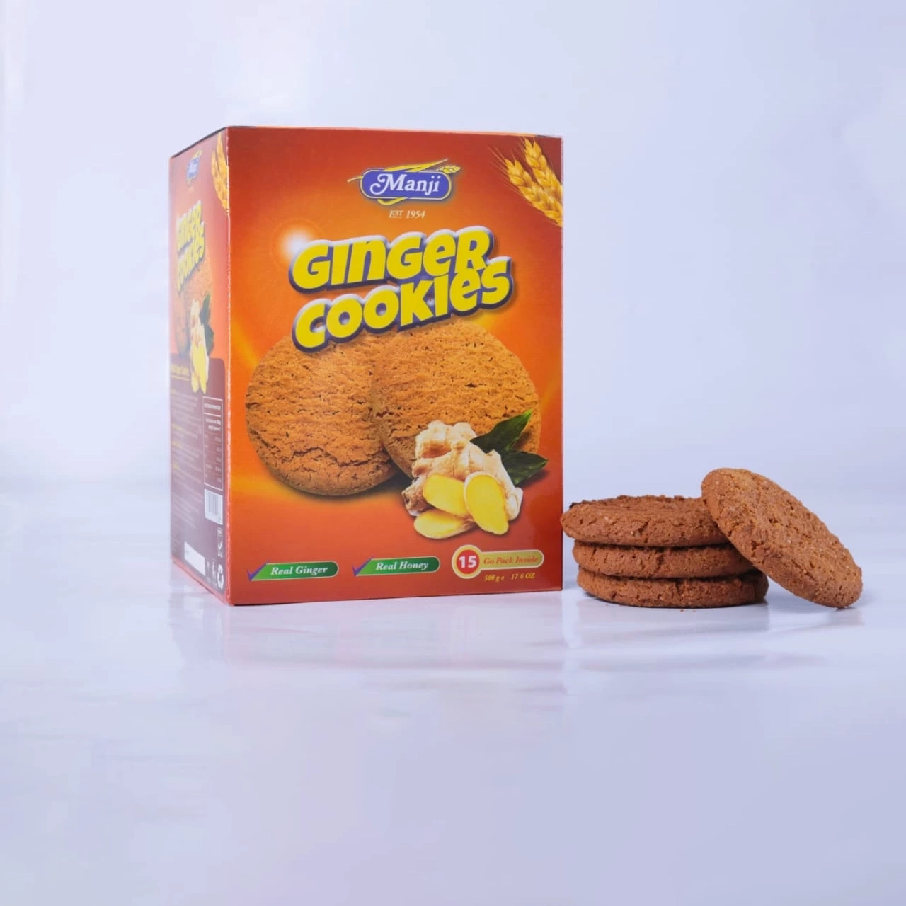 MANJI  GINGER COOKIES 500G