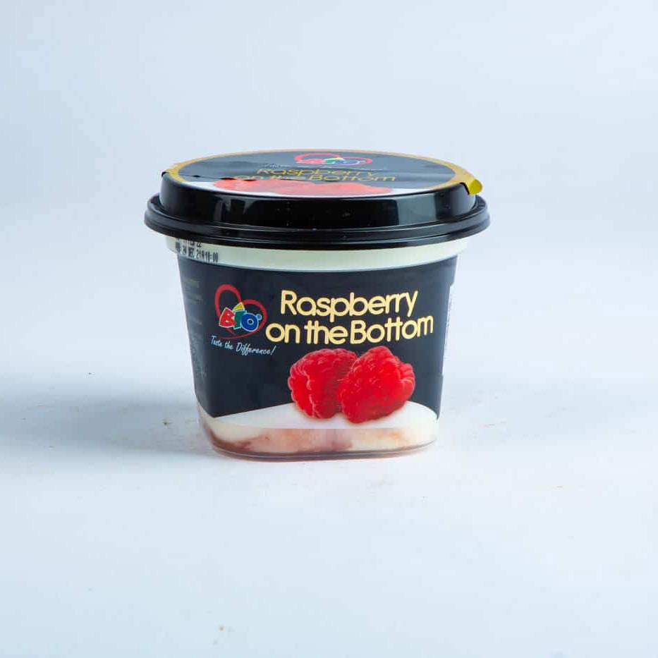 BIO YOGHURT RASPBERRY ON THE BOTTOM 200ML