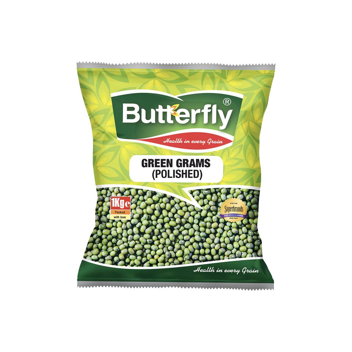 BUTTERFLY GREEN GRAMS POLISHED 1KG