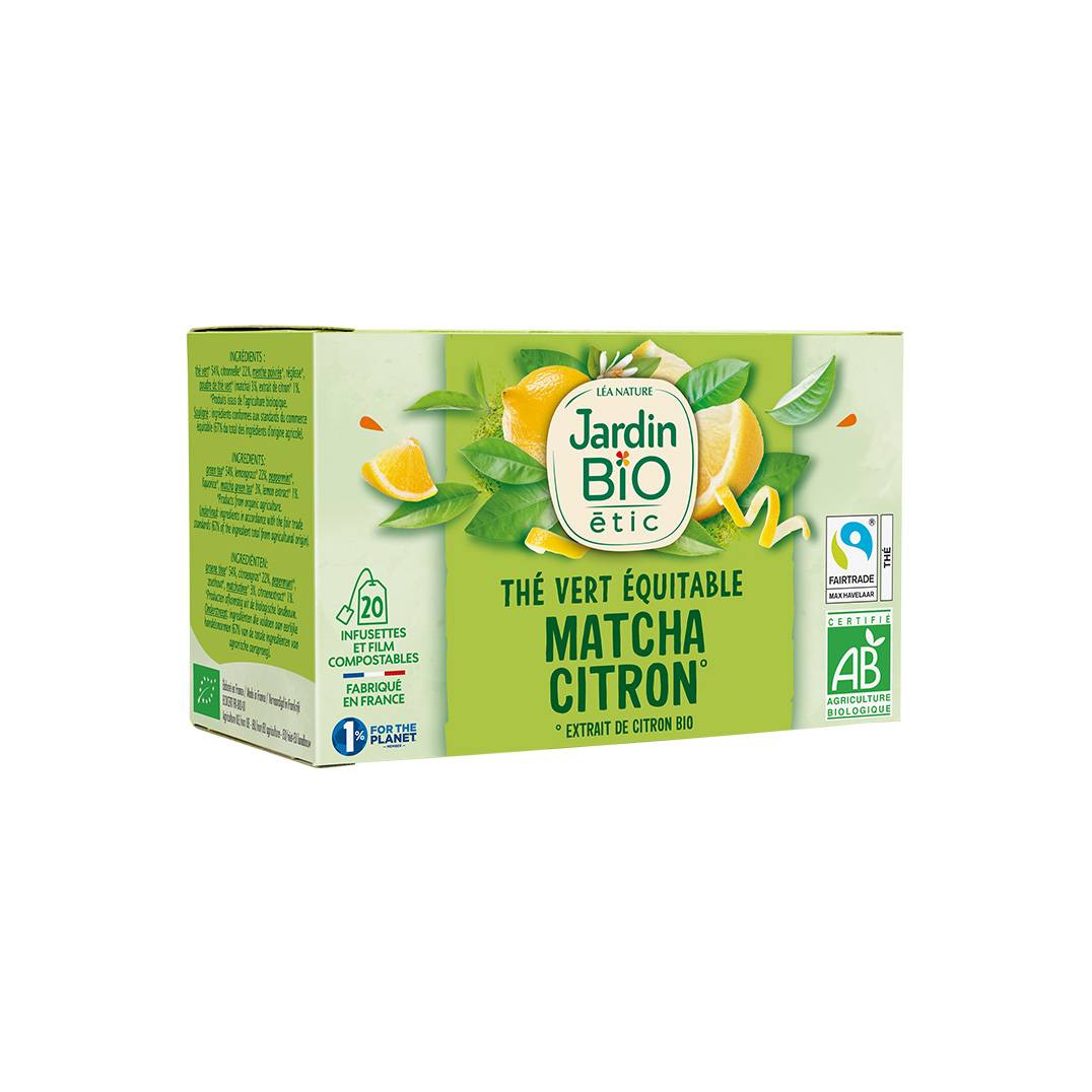 JARDIN BIO THE VERT MATCHA CITRON 30G