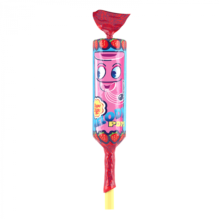 CHUPA CHUPS MELODY POPS STRQWBERRY FLAVOUR 15G