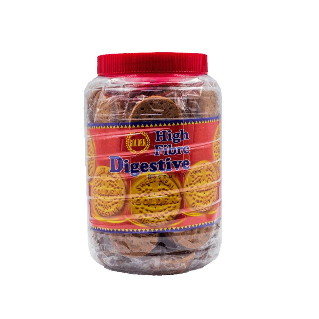 GOLDEN BISCUITS HIGH FIBRE DIGESTIVE JAR 1KG