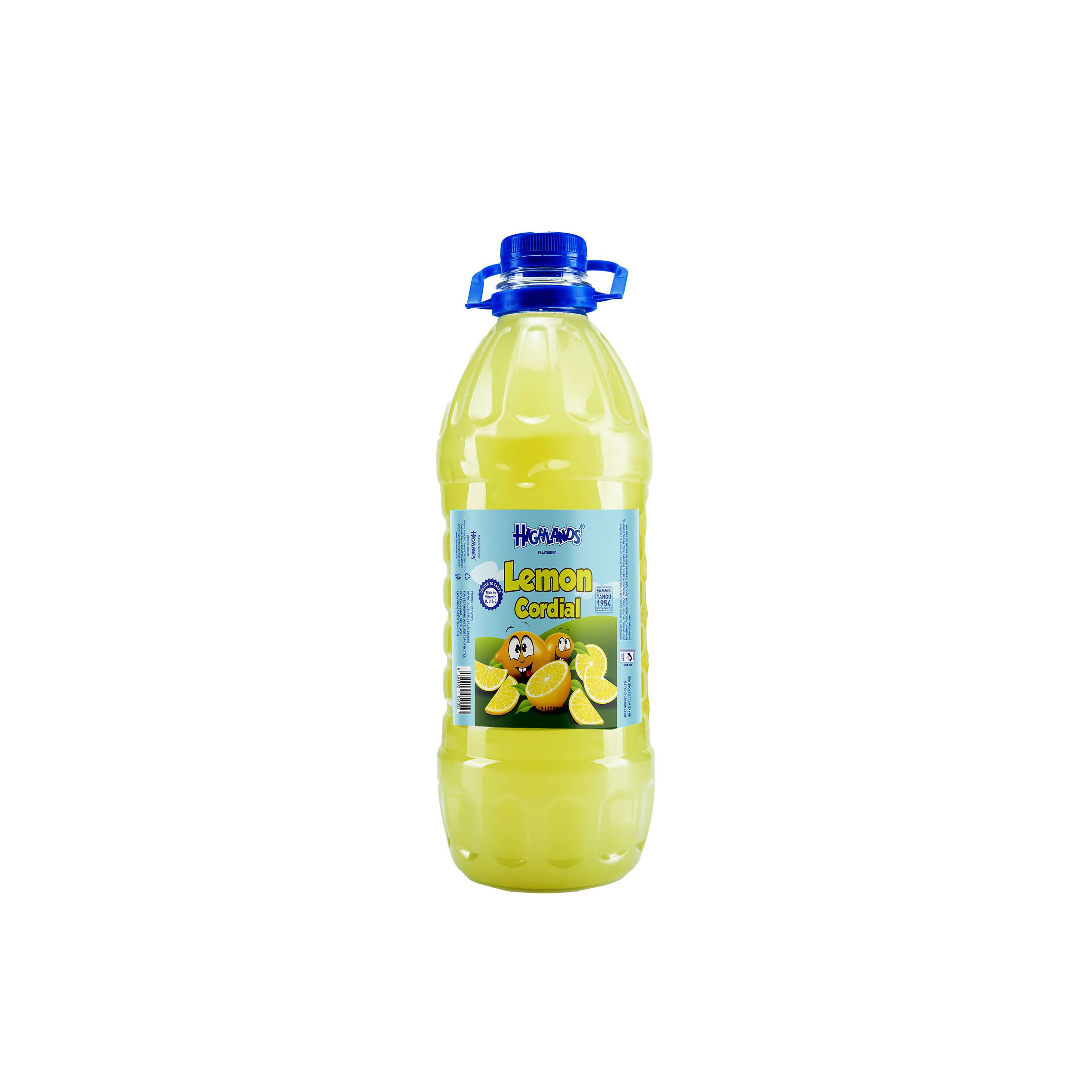 HIGHLANDS LEMON CORDIAL 2L