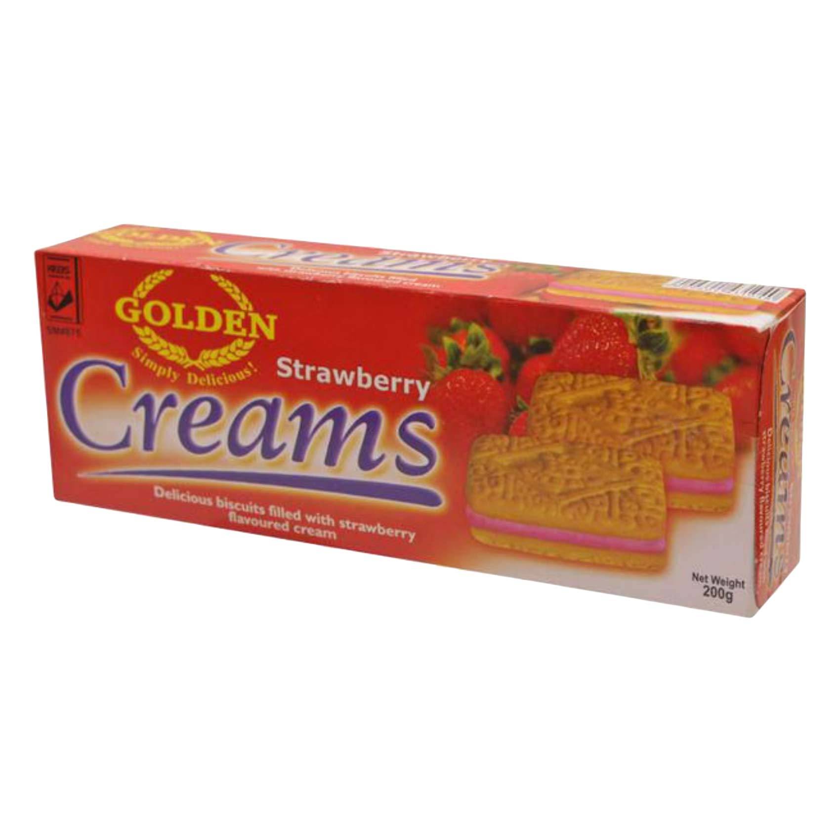 GOLDEN BISCUITS STRAWBERRY CREAM 200G