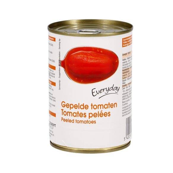 EVERYDAY TOMATES  PELEES 400G