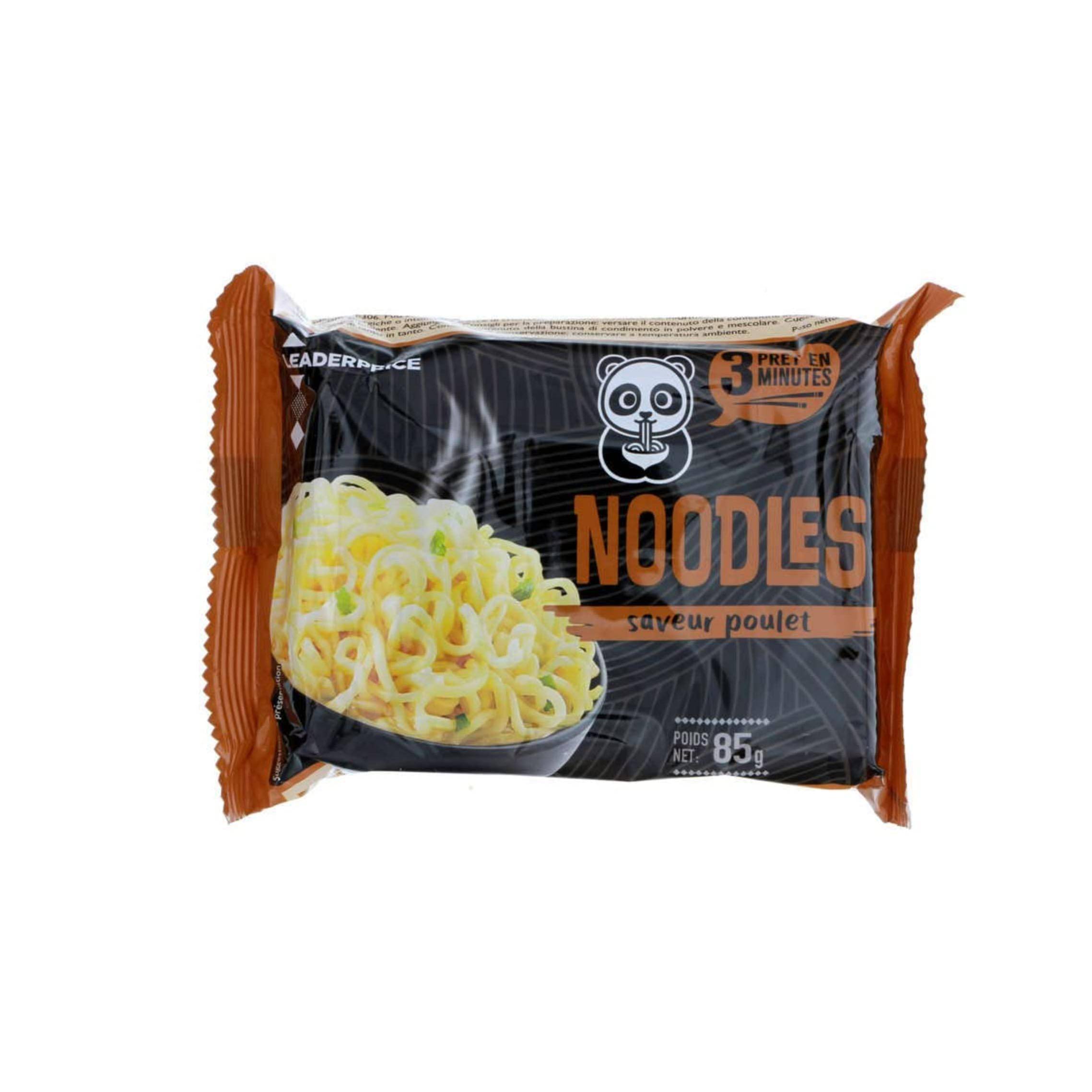 LEADER PRICE NOODLES SAVEUR POULET 85G