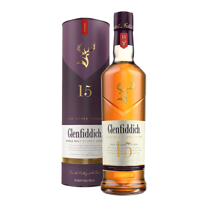 GLENFIDDICH 15 YEARS SINGLE MALT SCOTCH WHISKY 1L