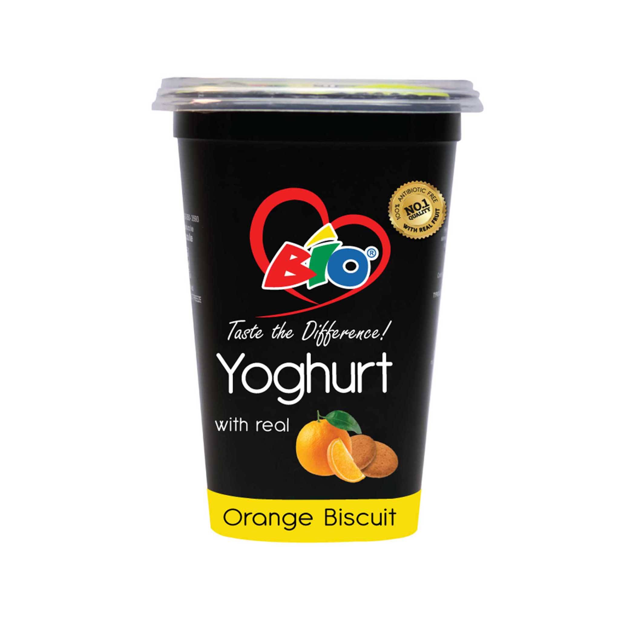 BIO YOGHURT ORANGE BISCUIT 90ML