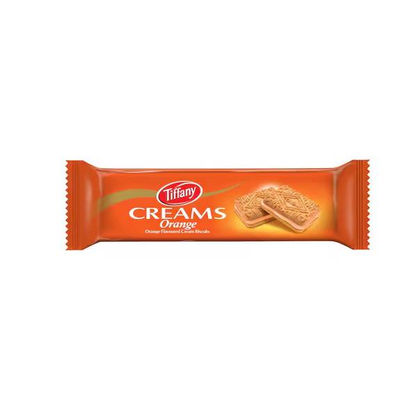 TIFFANY CREAM SANDWICH-ORANGE 84G