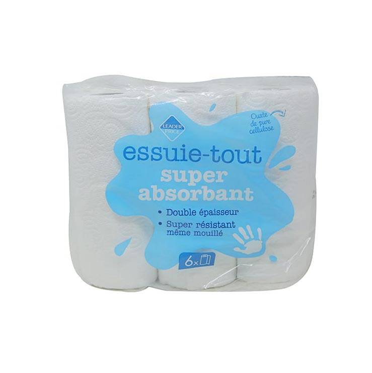 LEADER PRICE ESSUIE TOUT SUPER ABSORBANT 6ROLLS