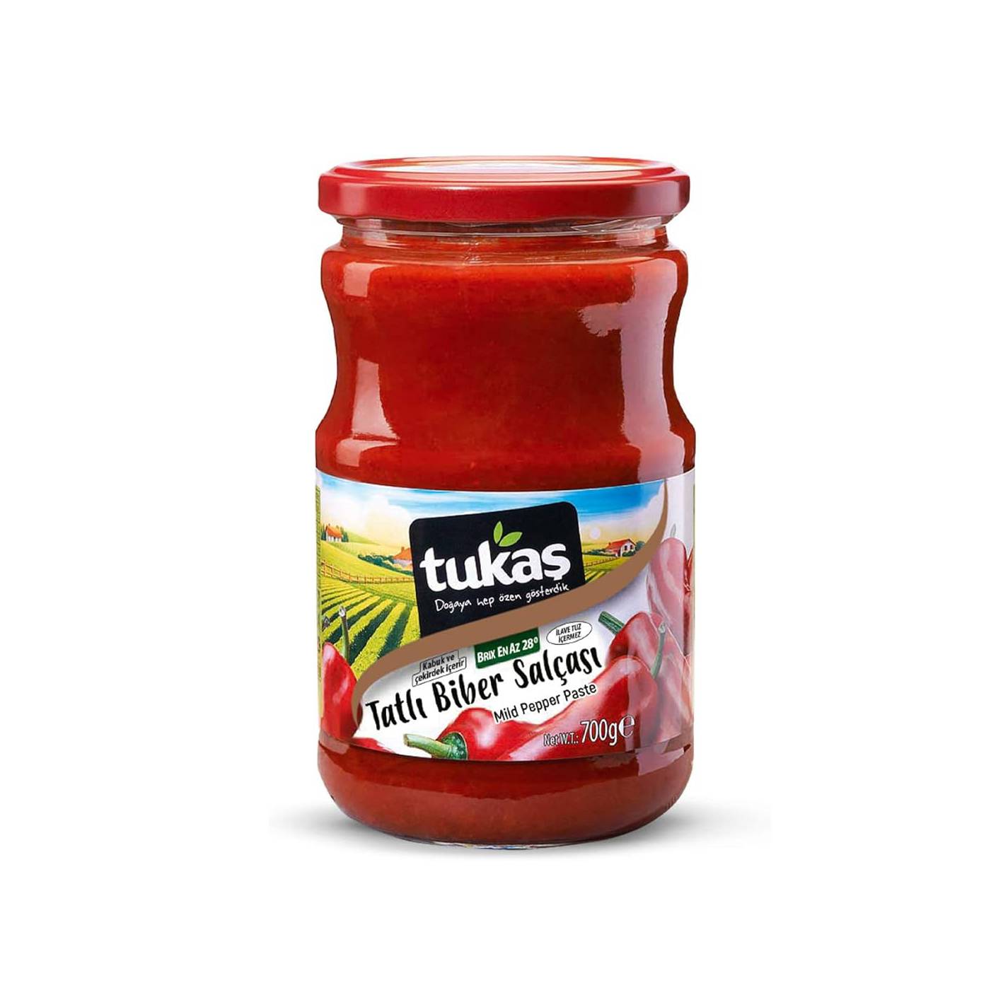 TUKAS TATLI BIBER SALCASI MILD PEPPER PASTE 700G