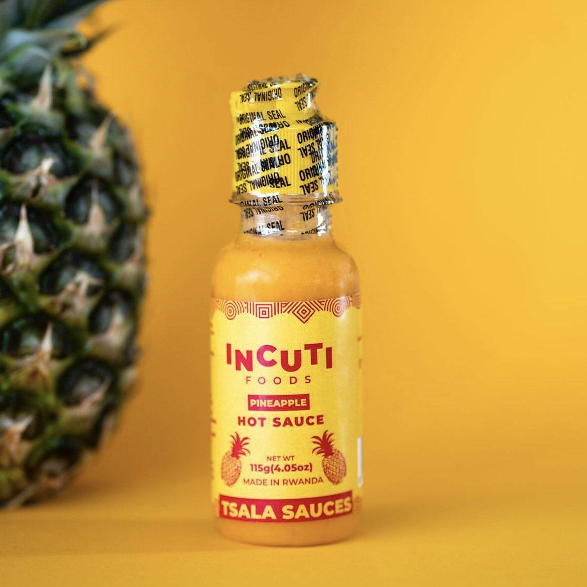 INCUTI FOODS PINEAPPLE HOT SAUCE 115G