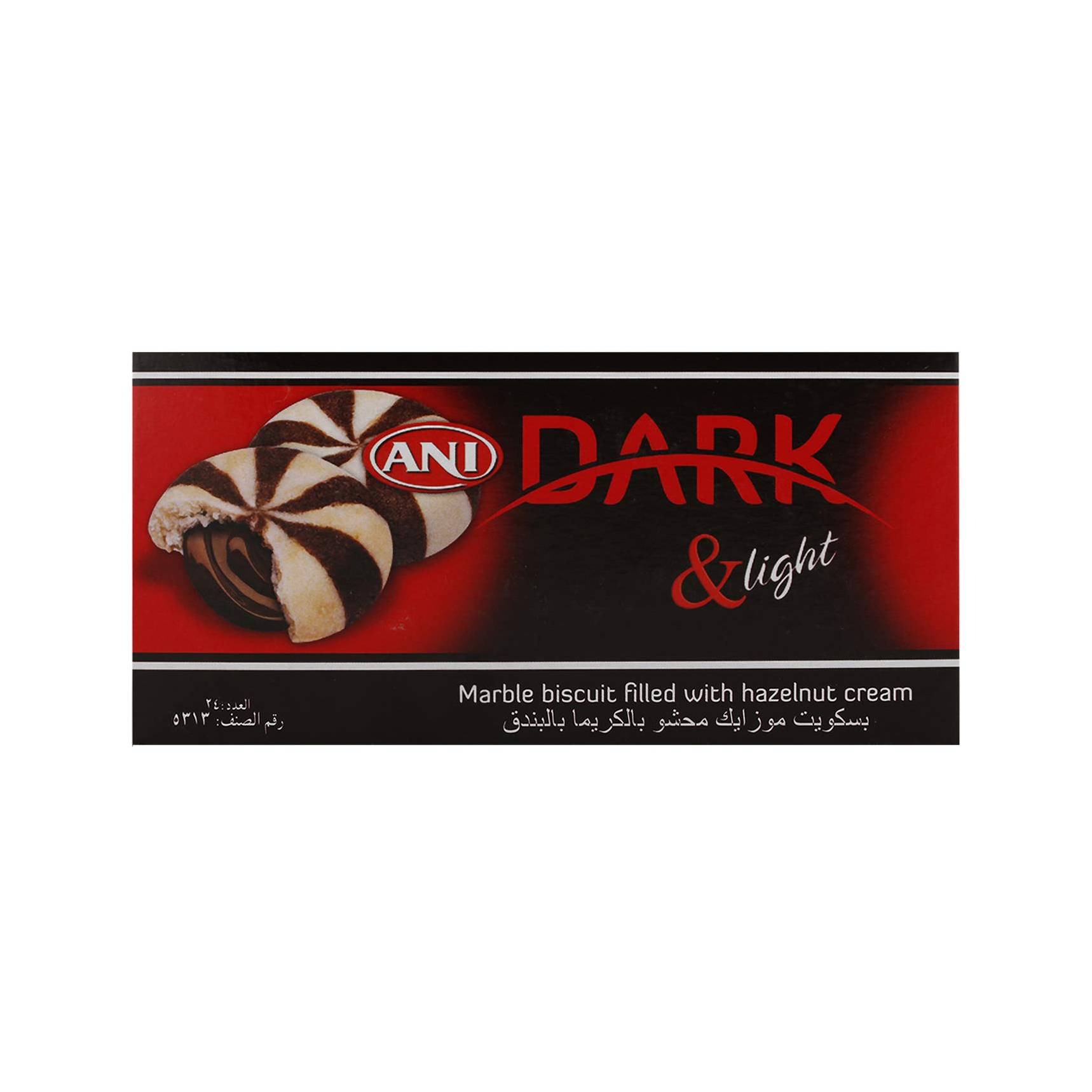 ANI DARK N LIGHT MARBLE BISCUITS 150G