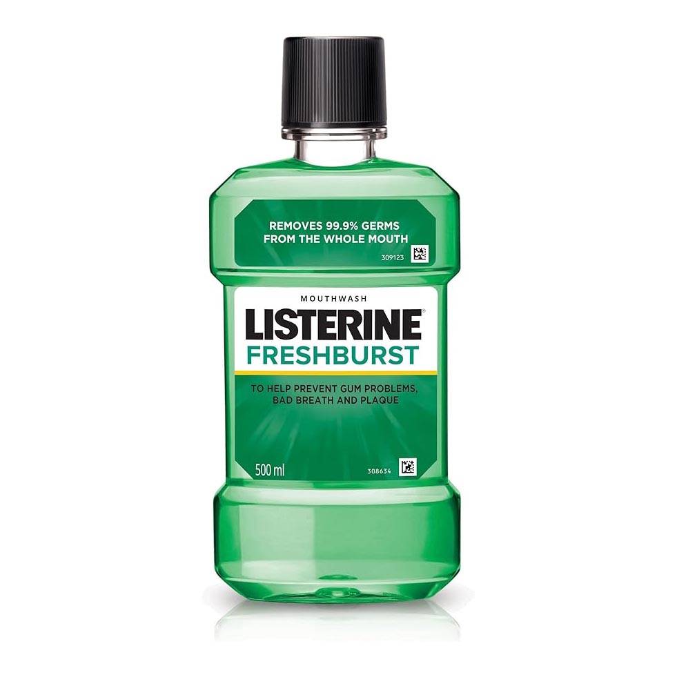 LISTERINE MOUTHWASH FRESH BURST 500ML