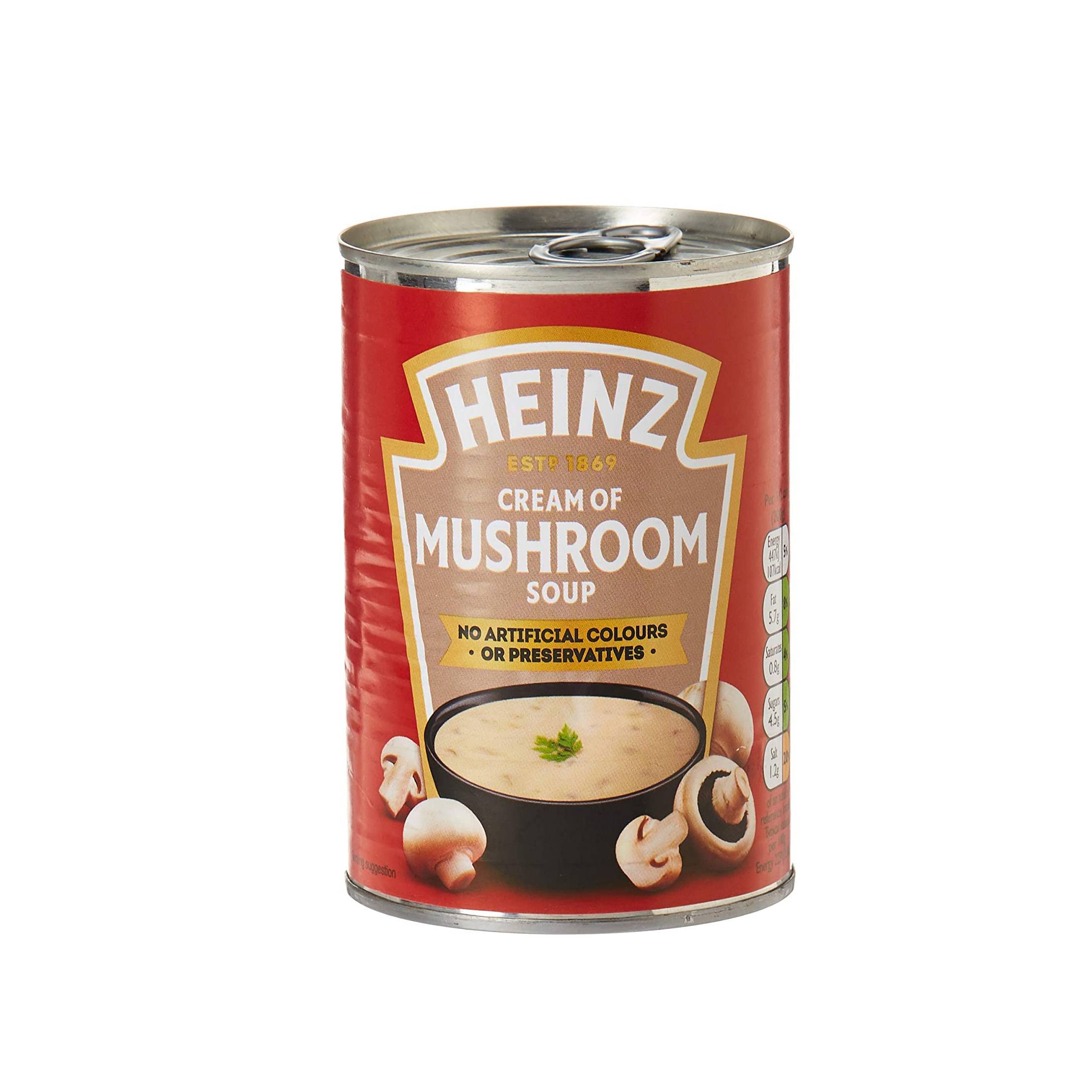 HEINZ CREAM OF MUSHROOM SOUP 400G