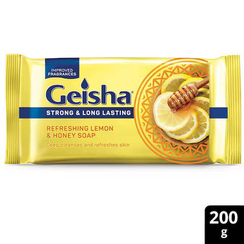 GEISHA LEMON AND HONEY SOAP 200G