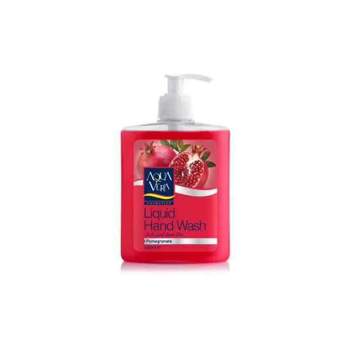 AQUA VERA LIQUID HAND WASH POMEGRANATE 500ML