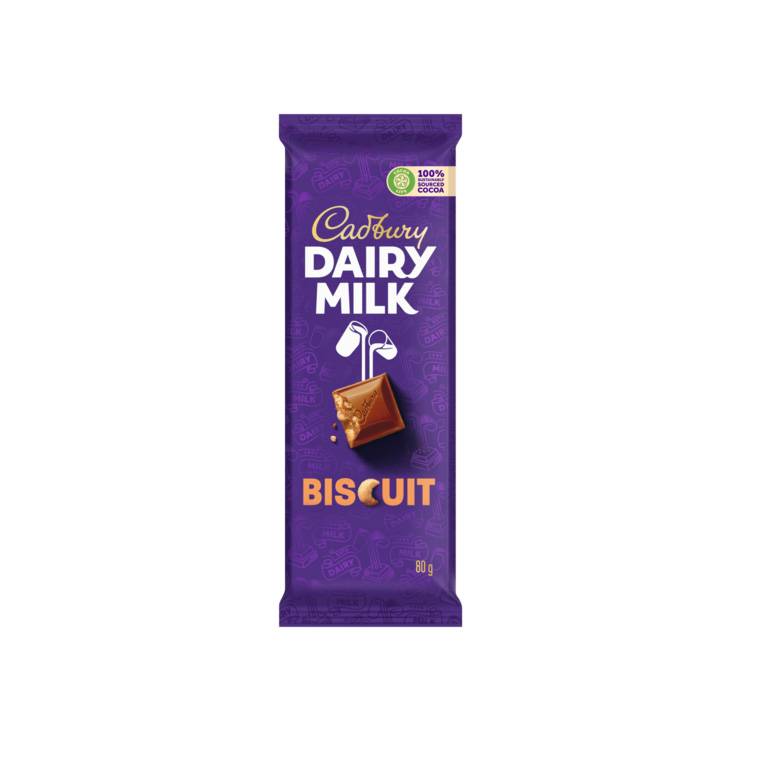 CADBURY DAIRY MILK BISCUIT 80G