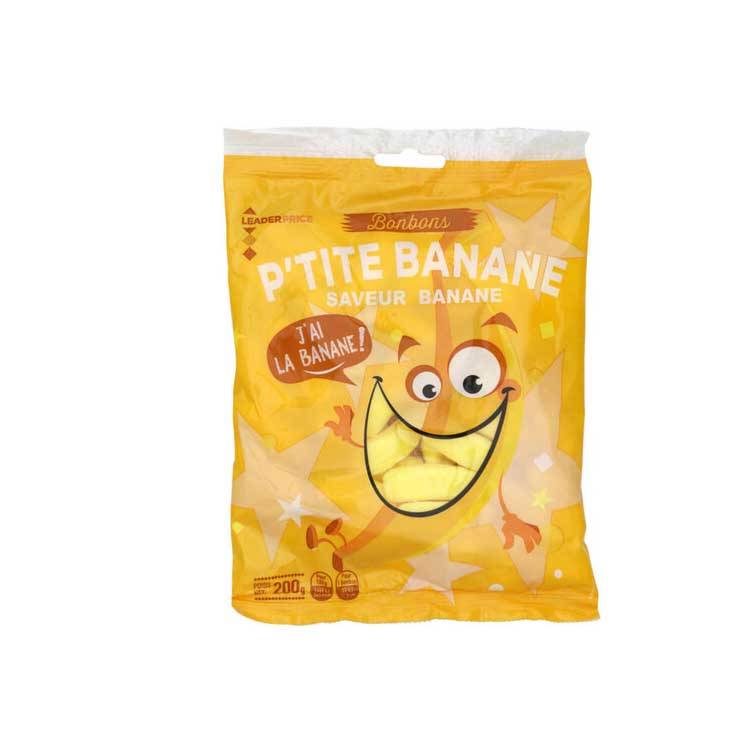 LEADER PRICE BONBONS PETIT BANANE 200G