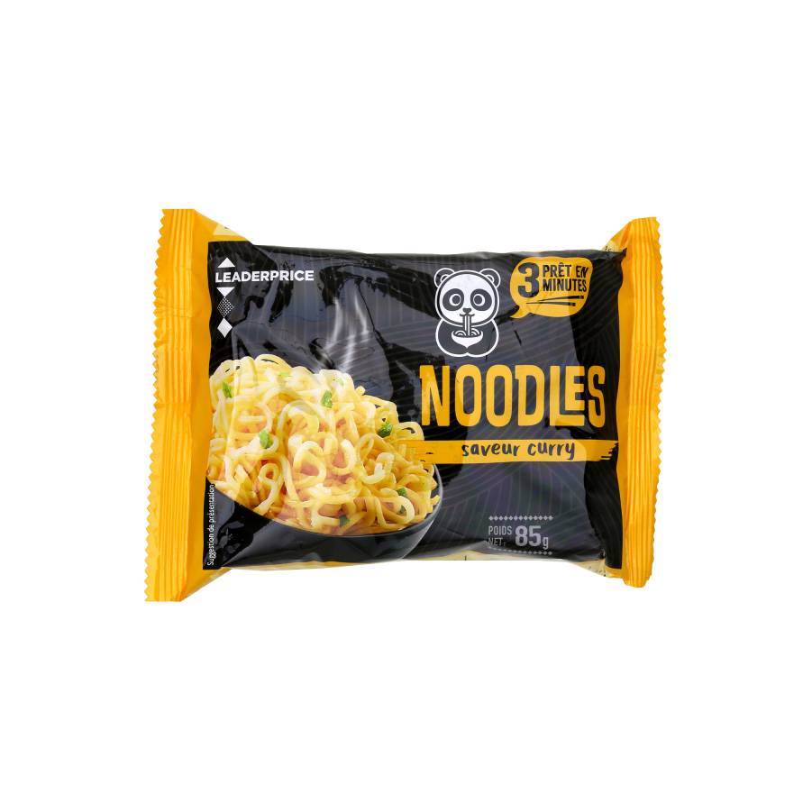 LEADER PRICE NOODLES SAVEUR CURRY 85G