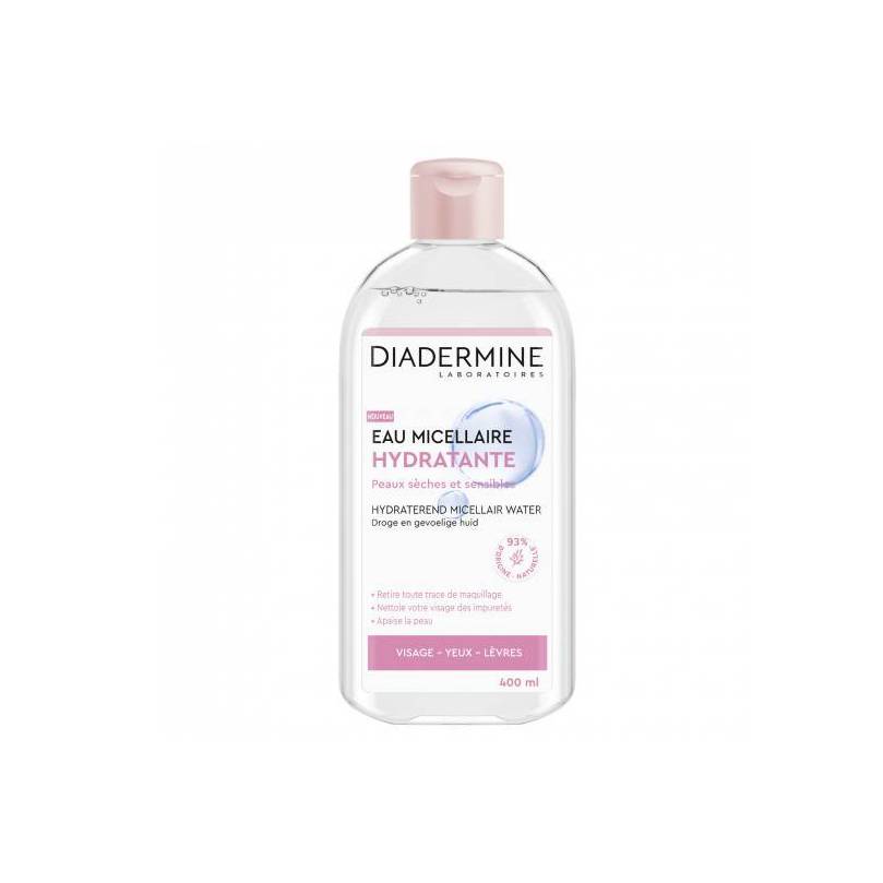 DIADERMINE EAU MICELLAIRE HYDRATANTE 400ML