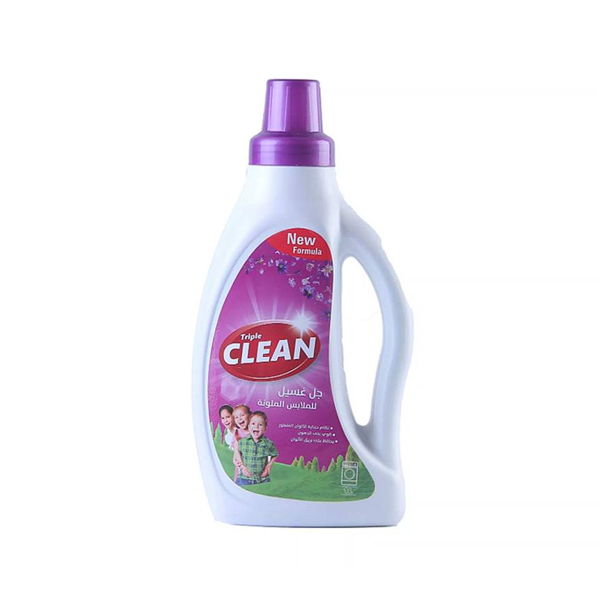 TRIPLE CLEAN CLOTHES GEL COLOR 1L