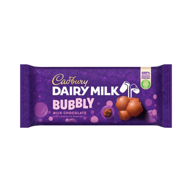 CADBURY DAIRY MILK BUBBLY CHOCOLATE 150G