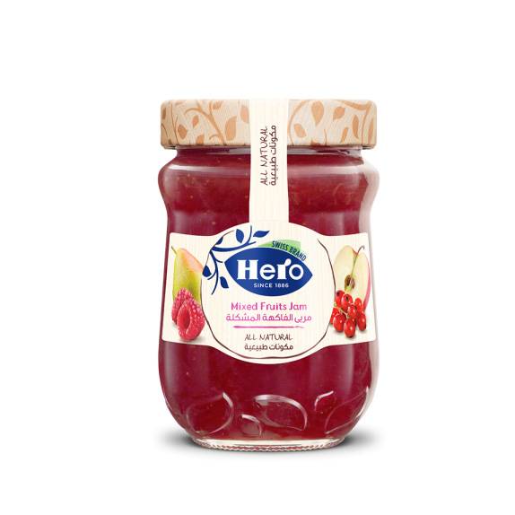 HERO MIXED FRUIT JAM 350G