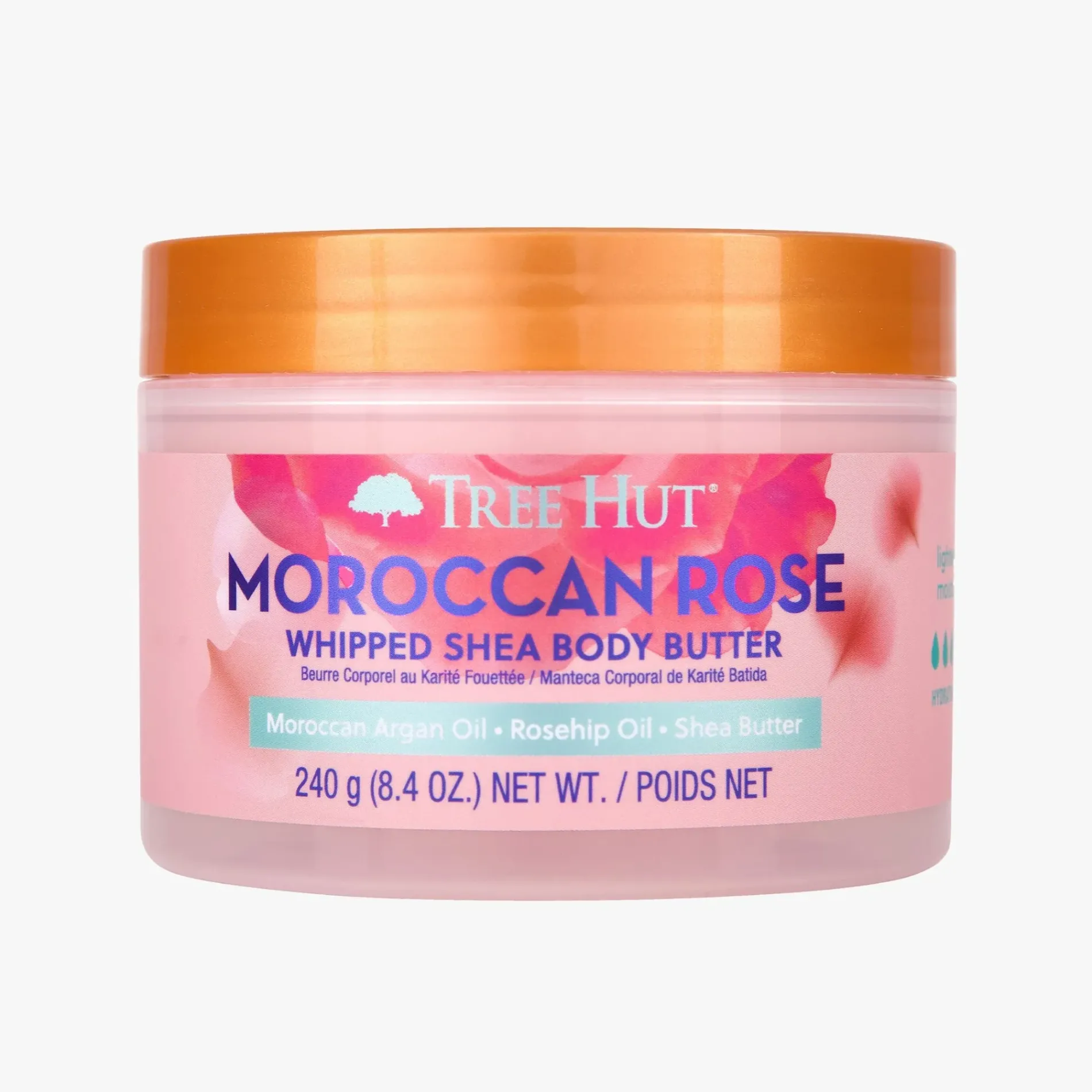 TreeHut morrocan Rose body butter 240G