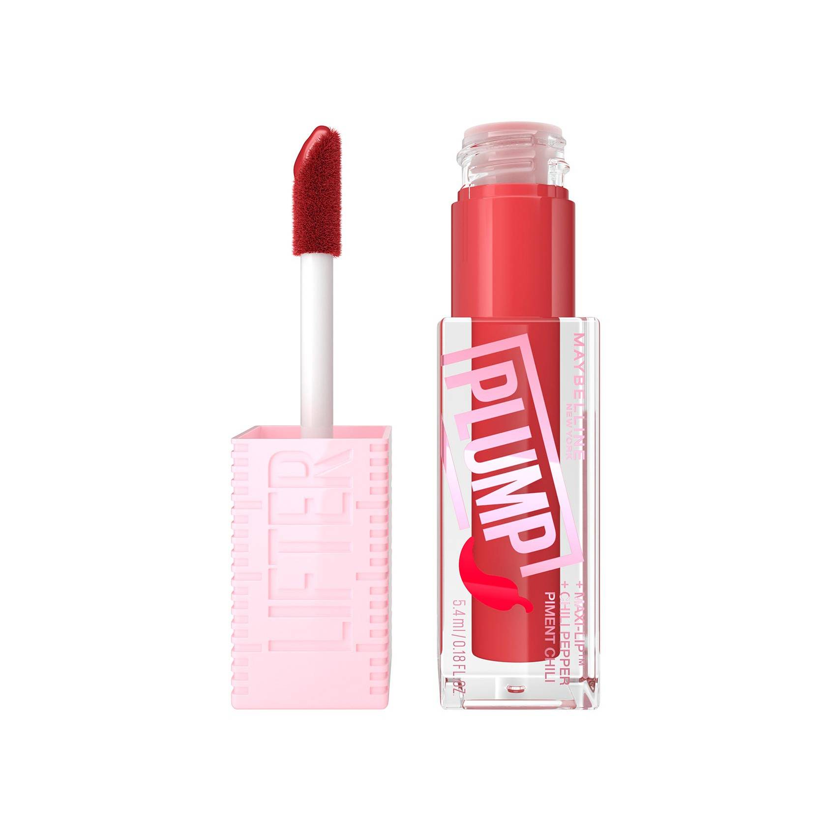 Maybelline LIfter Plump Gloss shade " Hot Chili"