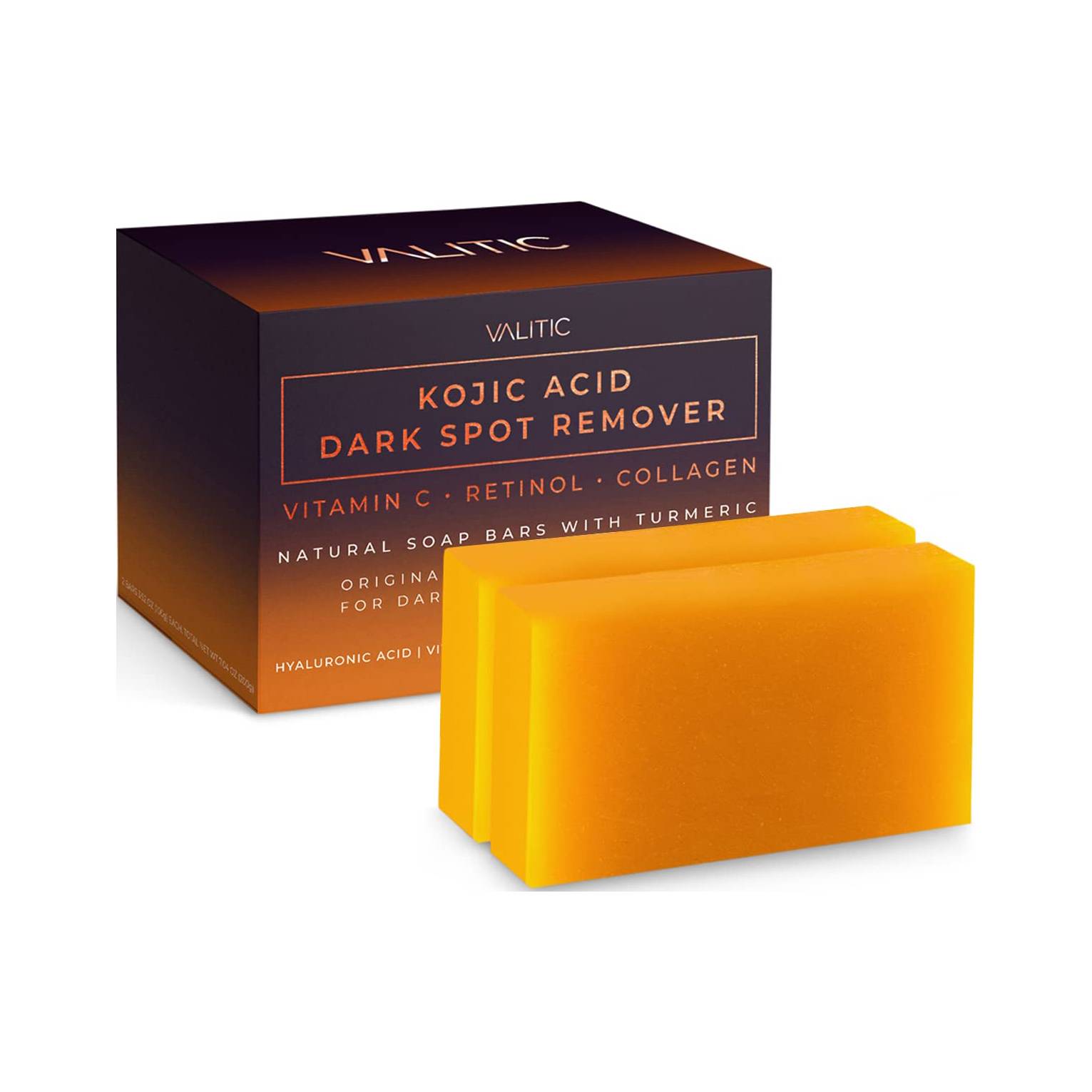 Valitic Kojic Acid Dark spot Remover bar soap