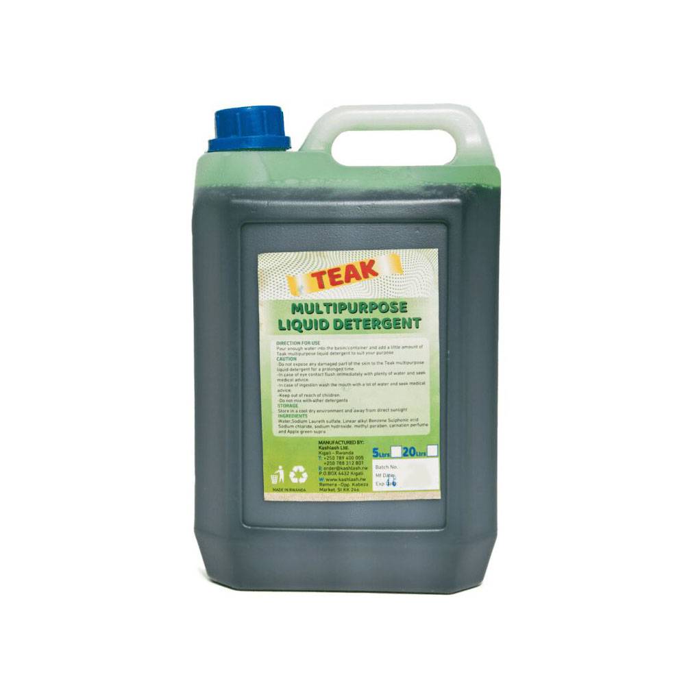 TEAK MULTIPURPOSE LIQUID DETERGENT GREEN 5L