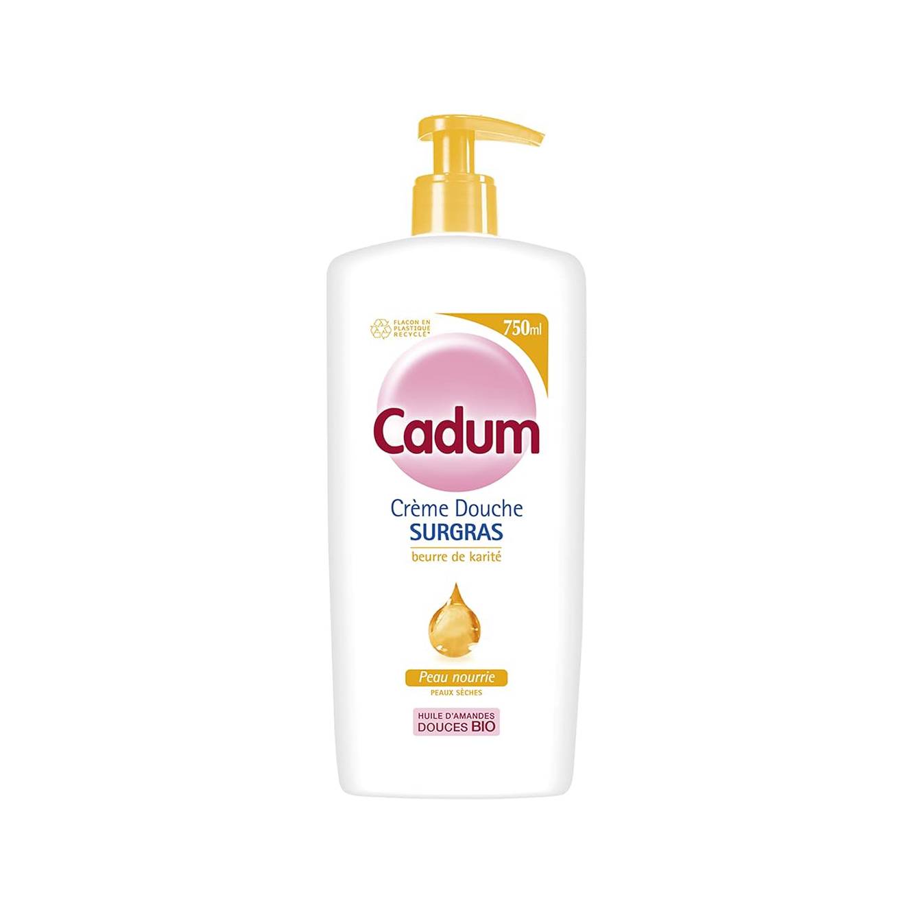 CADUM CREME DOUCHE SURGRAS BEURRE KARITE 750ML