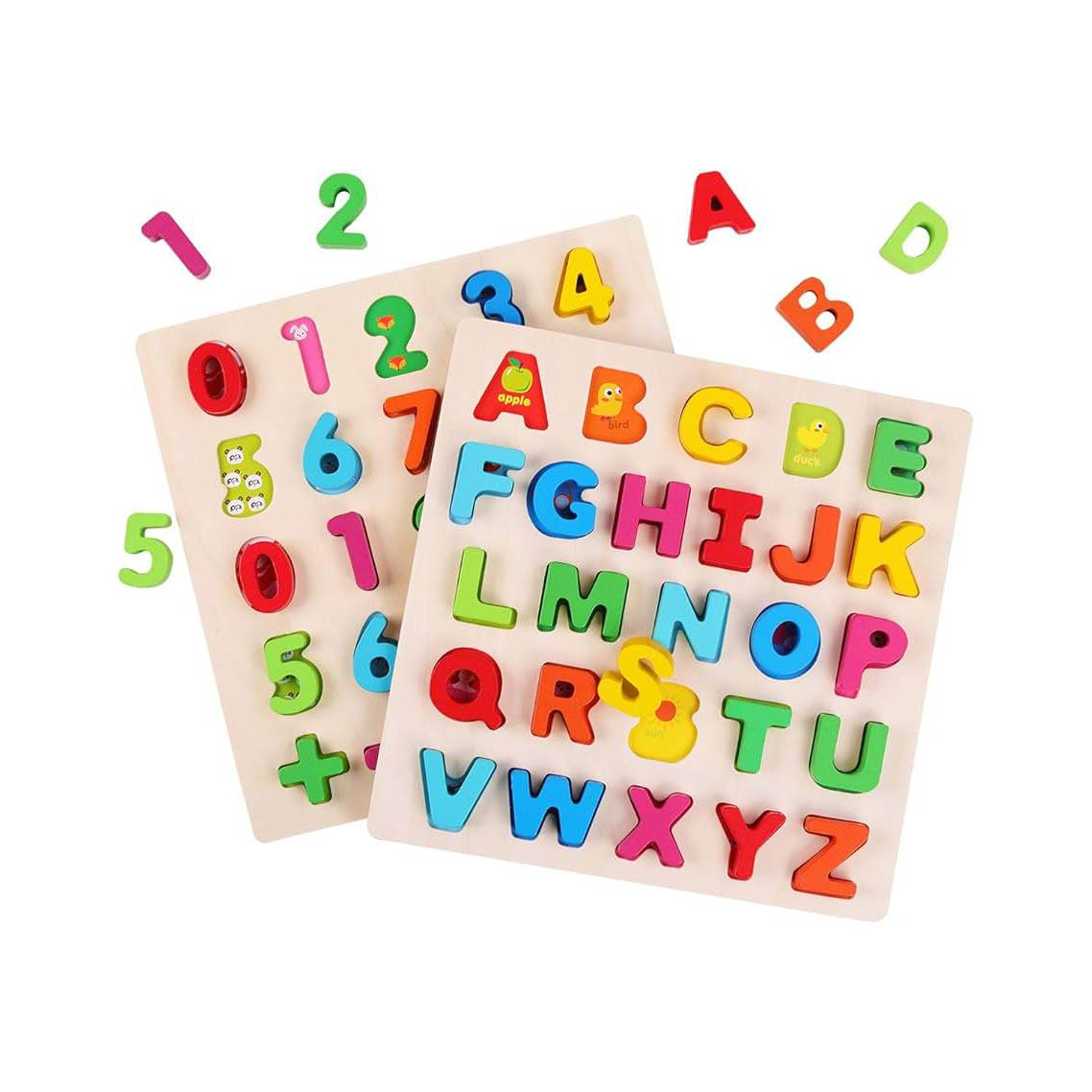 BOARD PUZZLE BIG NUMBERS N ALPHABETICS