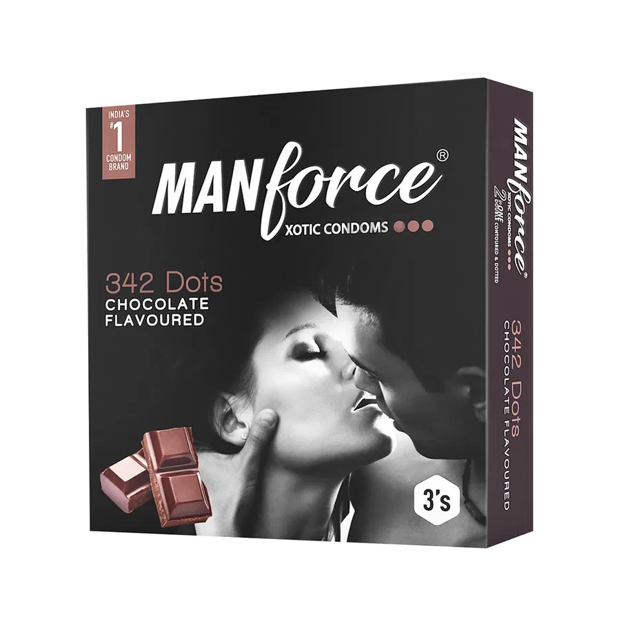 MANFORCE 342 DOTS CONDOMS 3 PCs