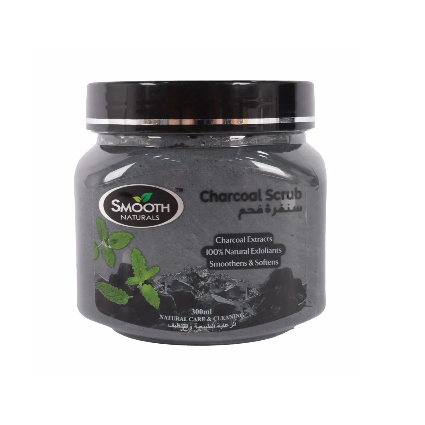 SMOOTH NATURALS CHARCOAL SCRUB 300ML