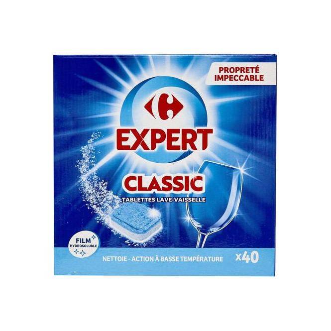 EXPERT CLASSIC TABLETTES LAVE VAISSELLE 40S 600G