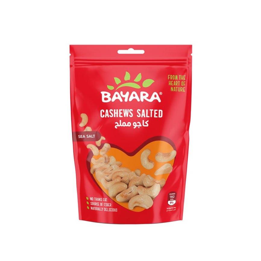 BAYARA SALTED CASHEWS TIN 150G