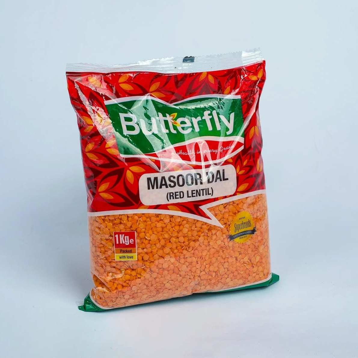 BUTTERFLY MASOOR DAL RED LENTIL 1KG